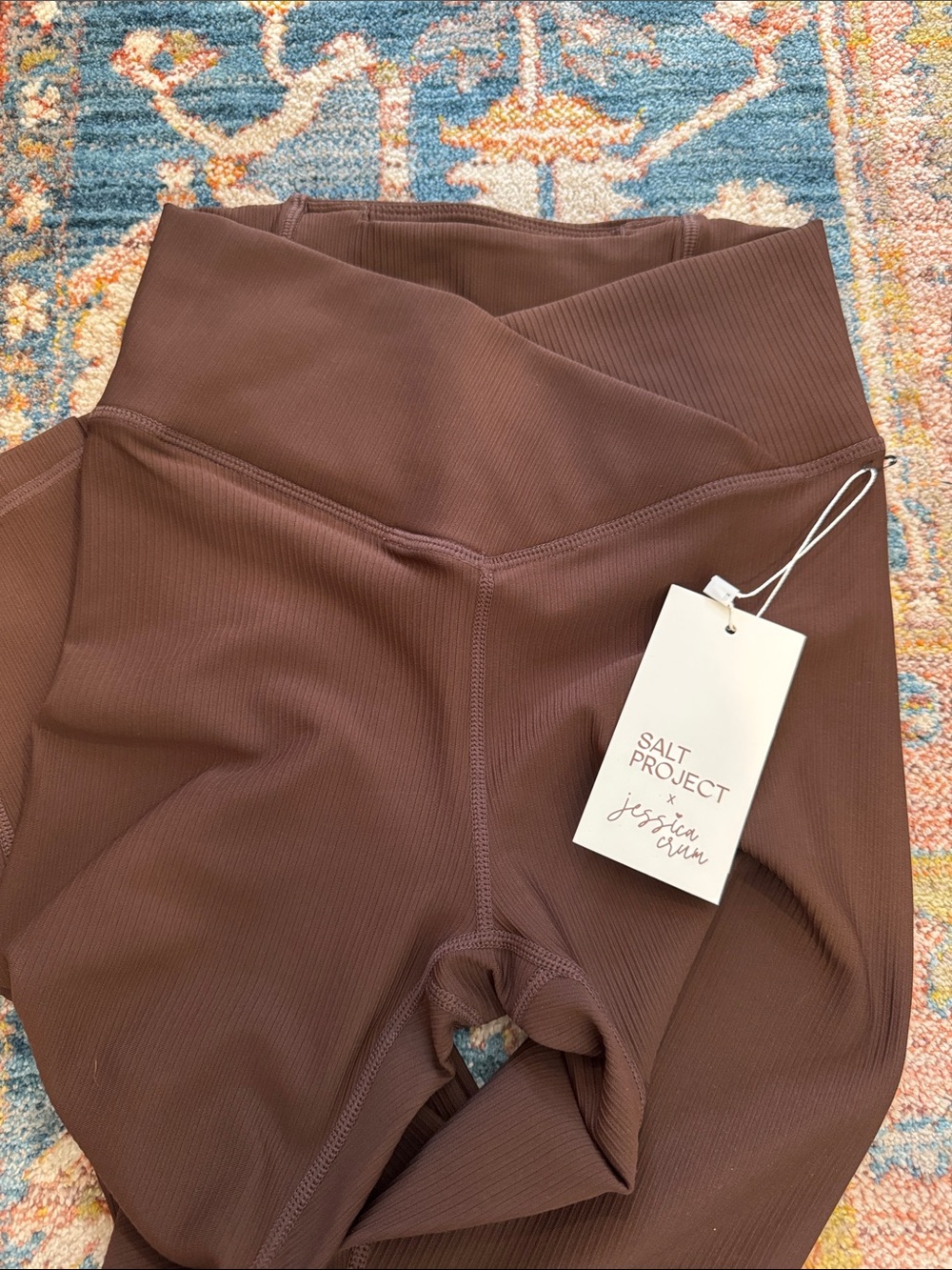 Salt Project Ribbed Energy Crossover Legging - Picture 3 of 4
